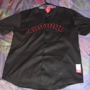 4 hunnid degrees YG 400 logo baseball jersey